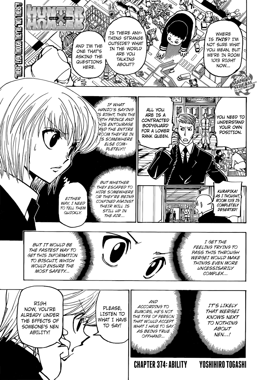 Hunter x Hunter Chapter 374 1